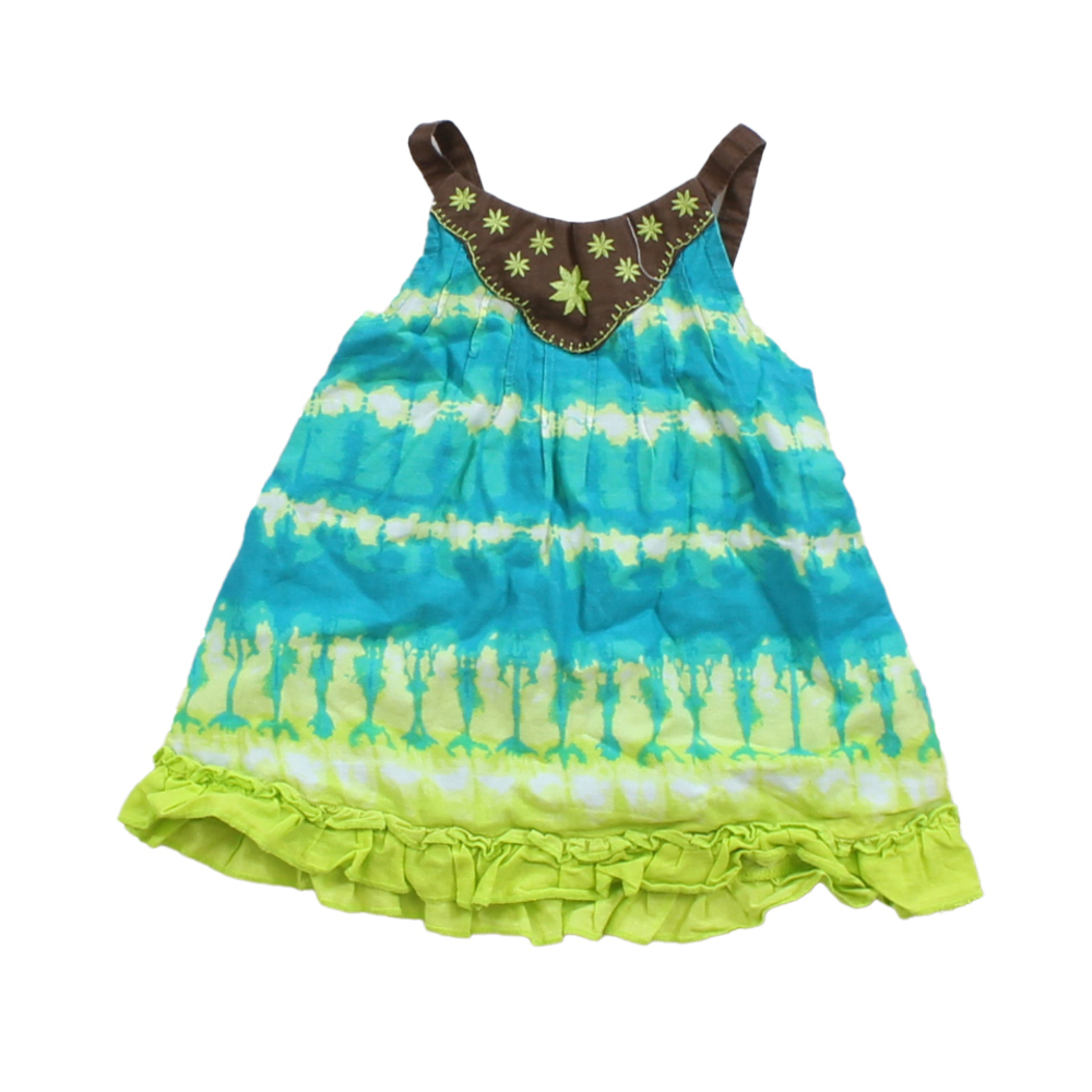 Calypso Girls Turqouise | Green | Brown Dress size: 18 Months